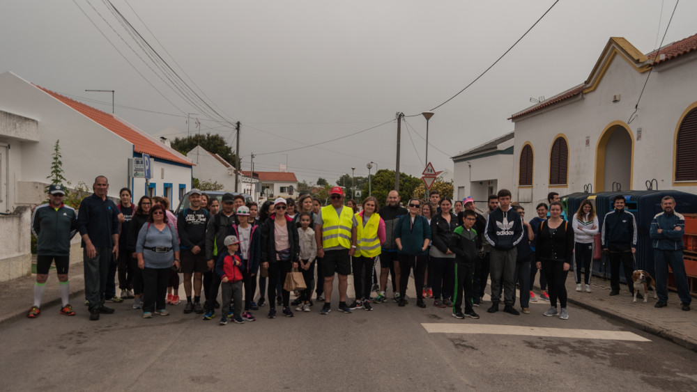 Mais de 50 pessoas a caminhar em S. Bartolomeu da Serra