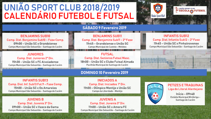 calendário do união sc