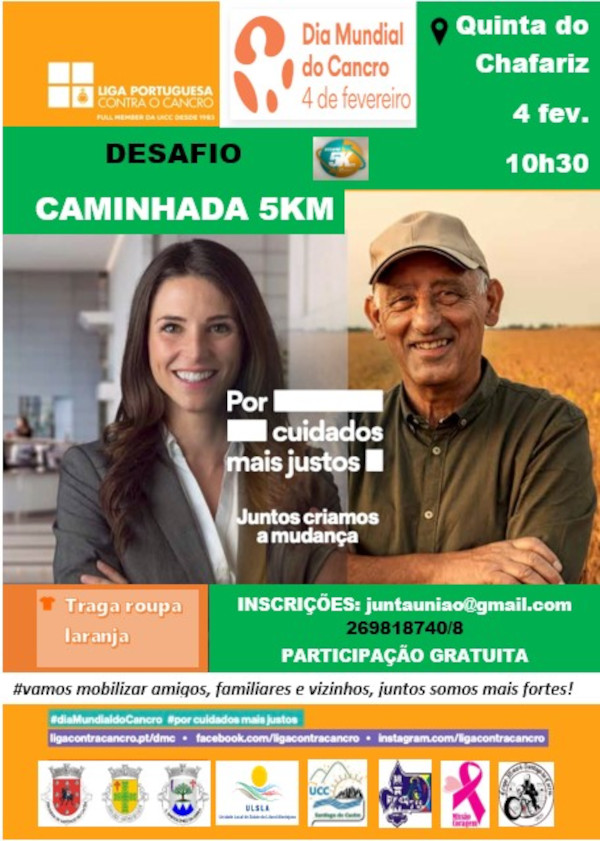 Caminhada contra o Cancro - Inscrições abertas